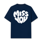 Áo Thun Relaxed Fit Miss You Typography