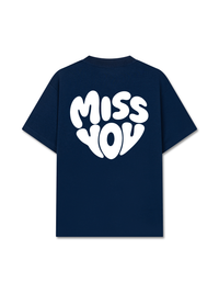 Áo Thun Relaxed Fit Miss You Typography