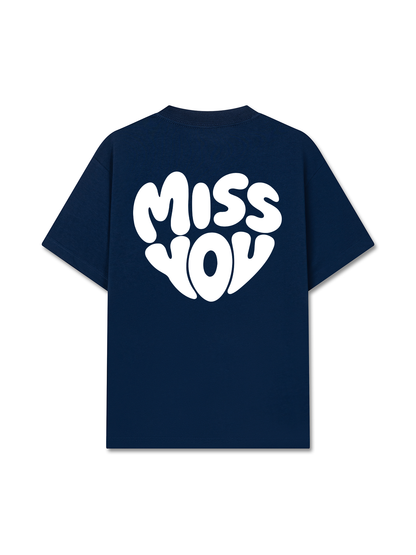 Áo Thun Relaxed Fit Miss You Typography