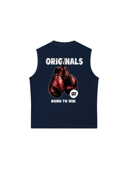 Áo Ba Lỗ Relaxed Fit Fitness Boxing Born To Win