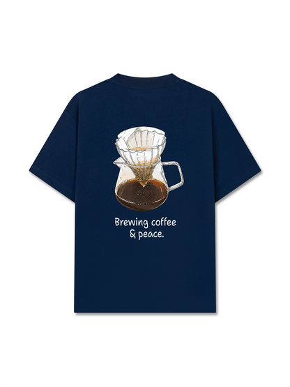Áo Thun Relaxed Fit Brewing Coffee