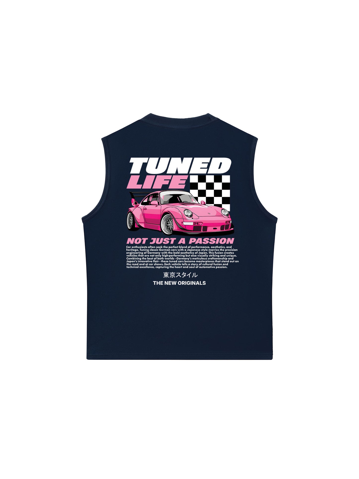 Áo Ba Lỗ Relaxed Fit CAR TunedPink