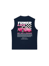 Áo Ba Lỗ Relaxed Fit CAR TunedPink