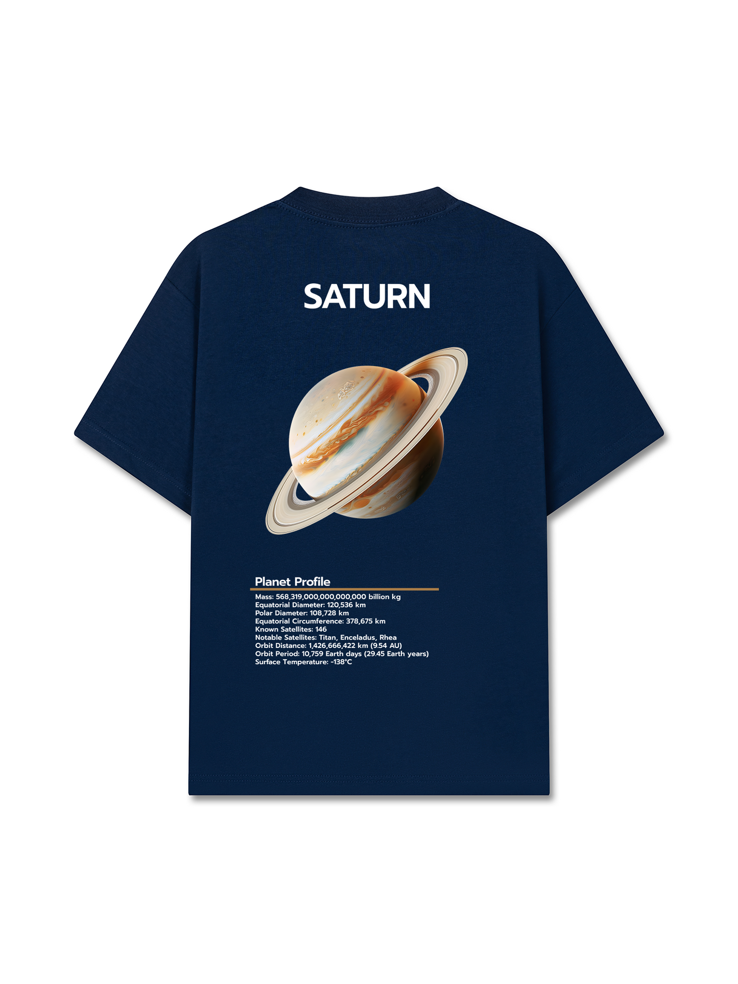 Áo Thun Relaxed Fit The Planet Profile Saturn