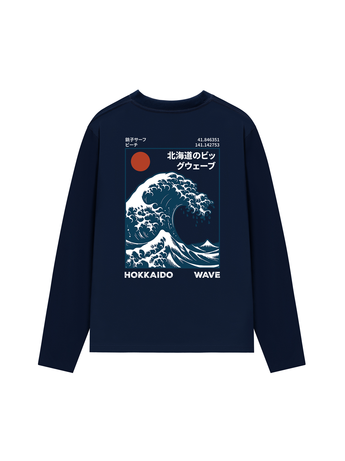 Áo Thun Dài Tay Hokkaido Wave