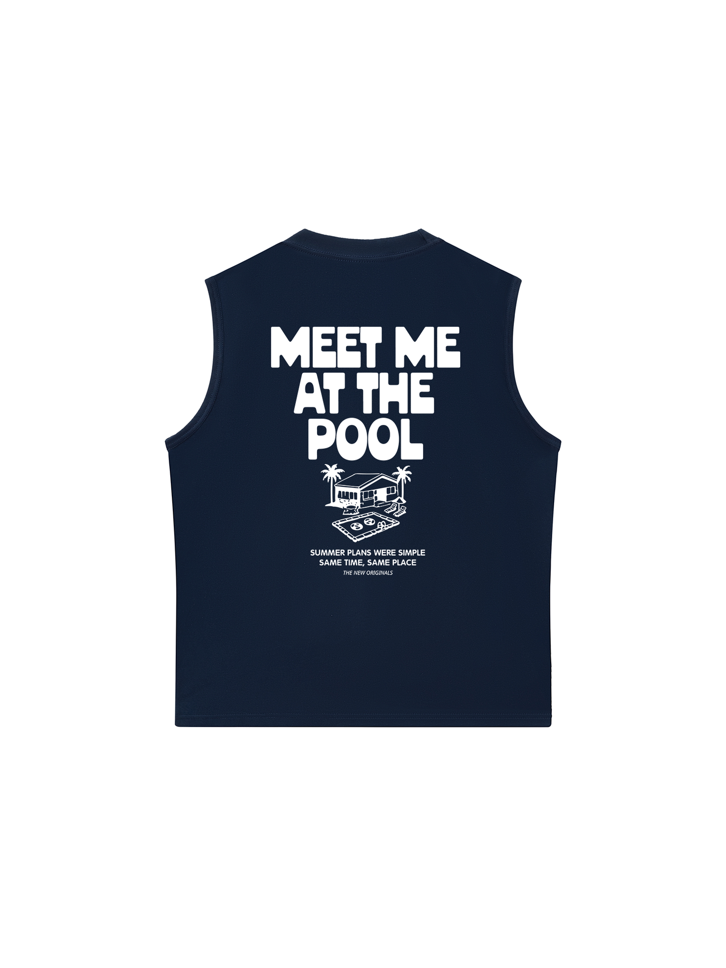 Áo Ba Lỗ Relaxed Fit Meet Me At The Pool