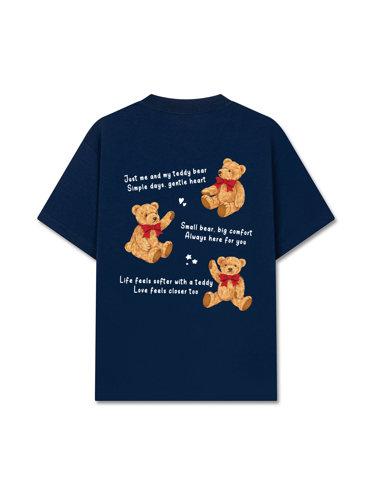 Áo Thun Relaxed Fit Teddy Land Teddy Red Bow
