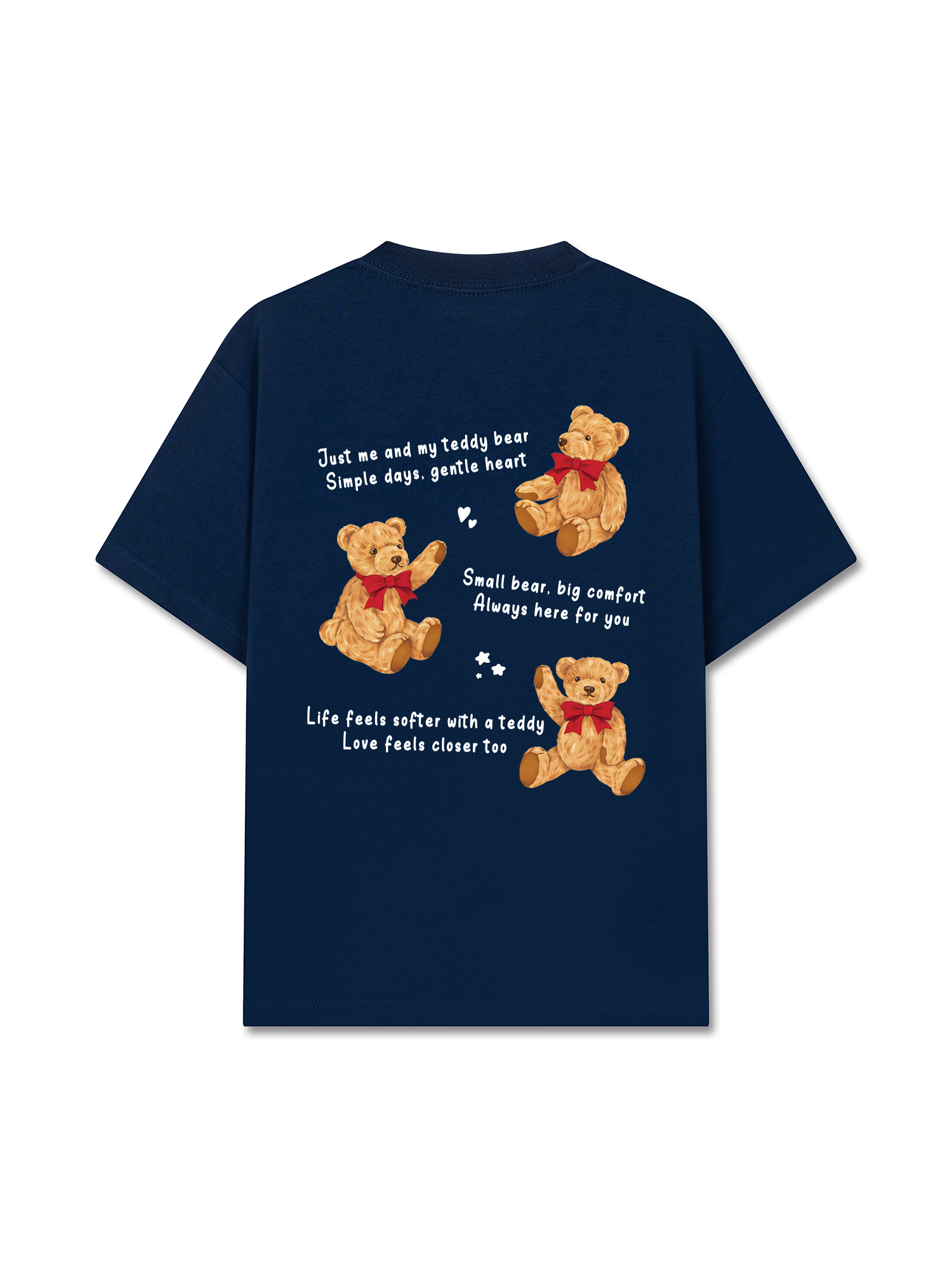 Áo Thun Relaxed Fit Teddy Land Teddy Red Bow