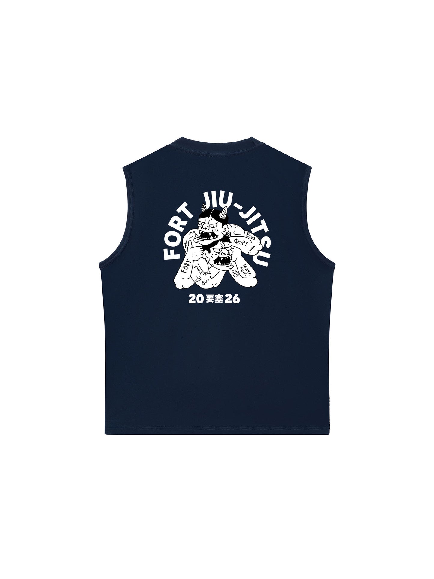 Áo Ba Lỗ Relaxed Fit Fort Jiu Jitsu