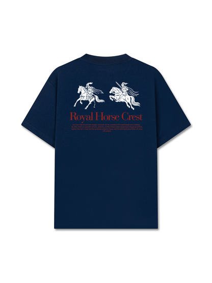 Áo Thun Relaxed Fit Royal Horse Crest