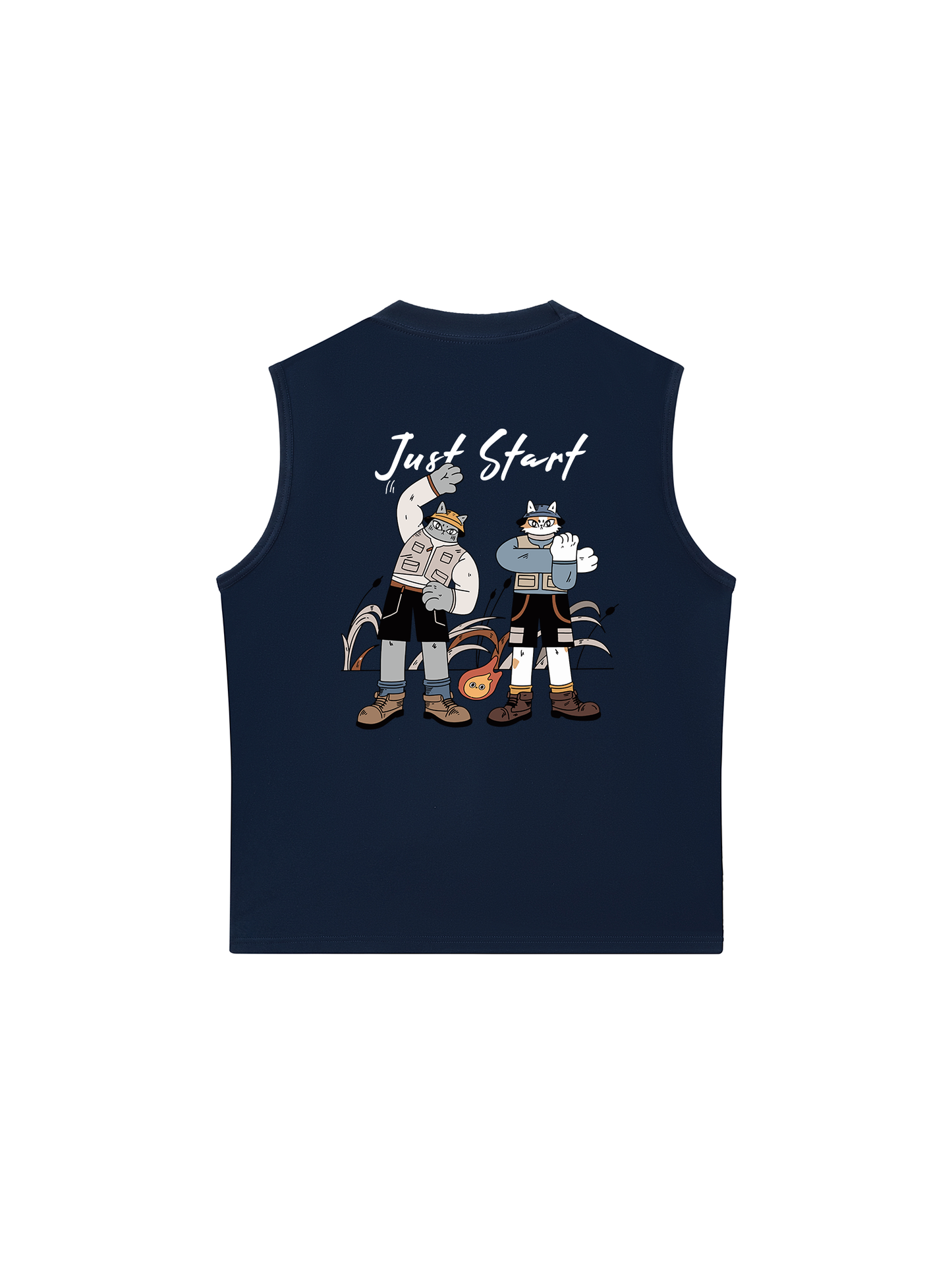 Áo Ba Lỗ Relaxed Fit Just Start