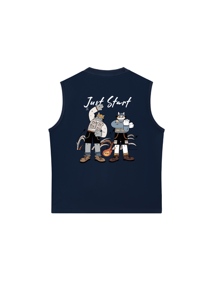 Áo Ba Lỗ Relaxed Fit Just Start