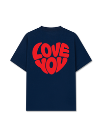Áo Thun Relaxed Fit Love You Typography