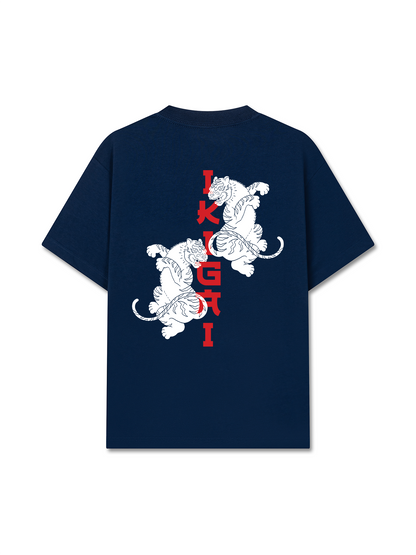 Áo Thun Relaxed Fit Japan Spirit Ikigai Tiger