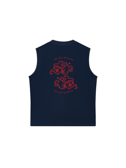 Áo Ba Lỗ Relaxed Fit Japan Spirit Red Tigers
