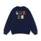 Retro Leopard Dashund Sweater
