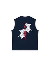 Áo Ba Lỗ Relaxed Fit Japan Spirit Ikigai Tiger