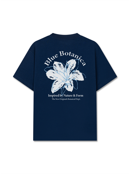 Áo Thun Relaxed Fit Blue Botanica