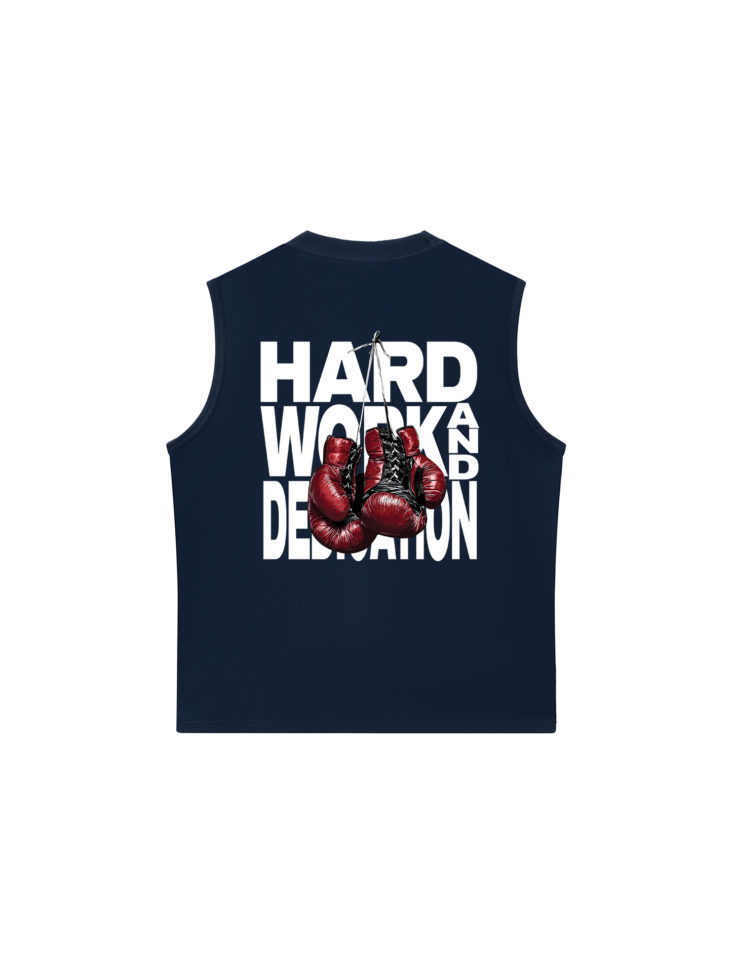 Áo Ba Lỗ Relaxed Fit Fitnes Hard Work And Dedication