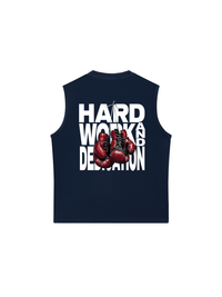 Áo Ba Lỗ Relaxed Fit Fitnes Hard Work And Dedication