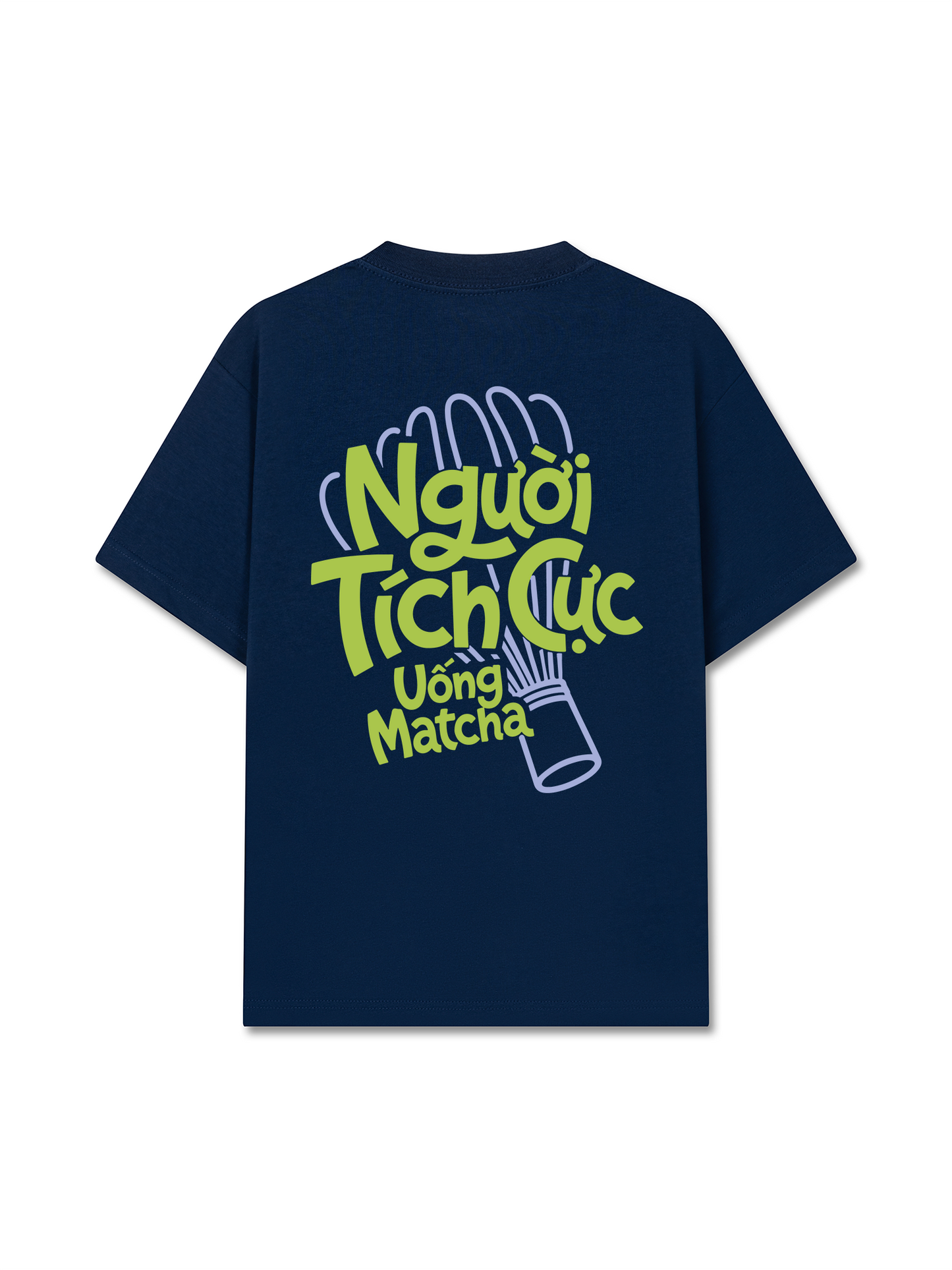 Áo Thun Relaxed Fit Người Tích Cực Uống Matcha