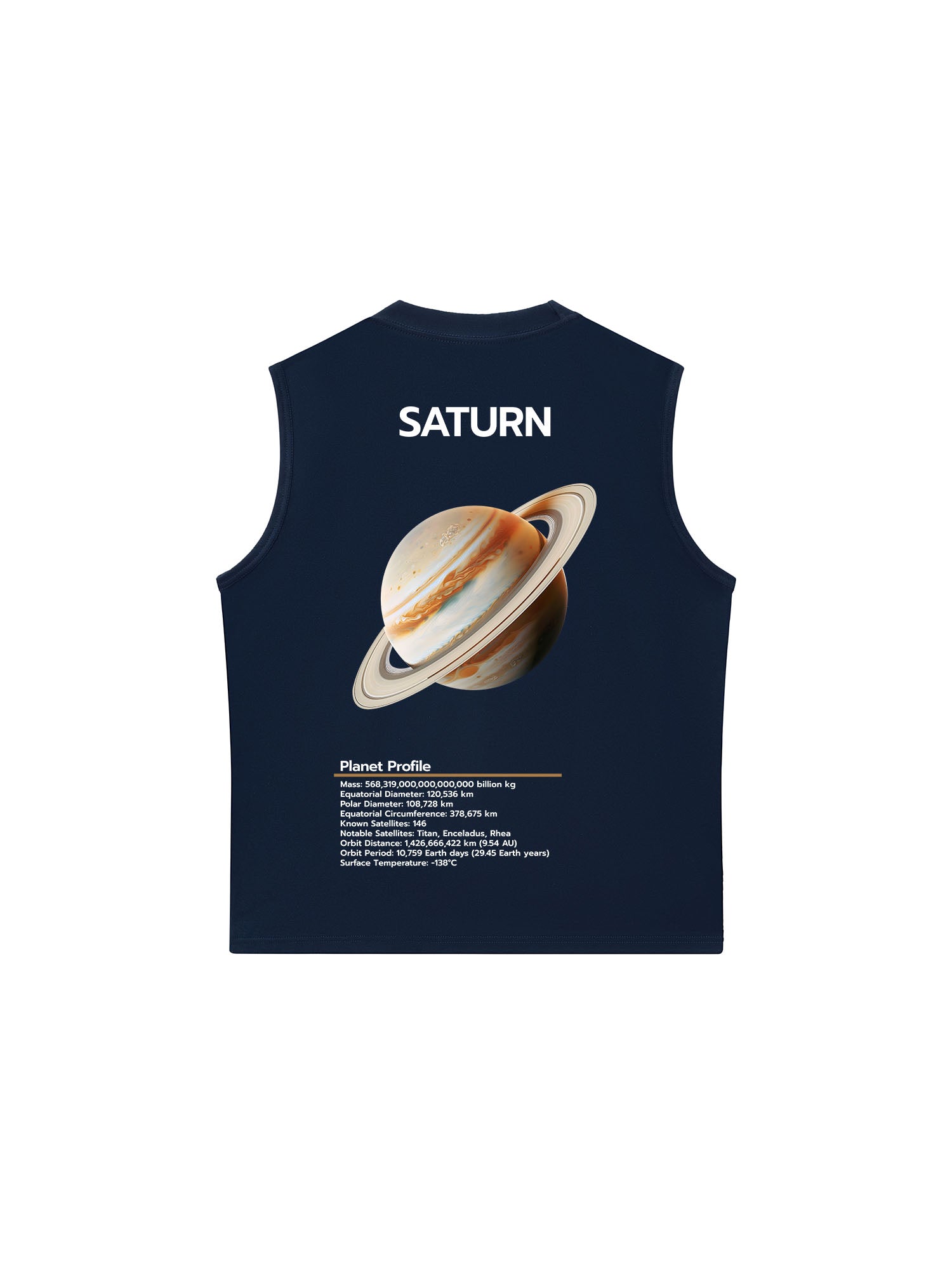 Áo Ba Lỗ Relaxed Fit The Planet Profile Saturn