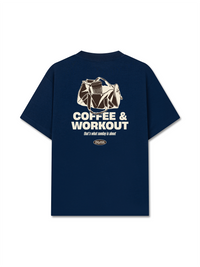 Áo Thun Relaxed Fit Coffee & Workout