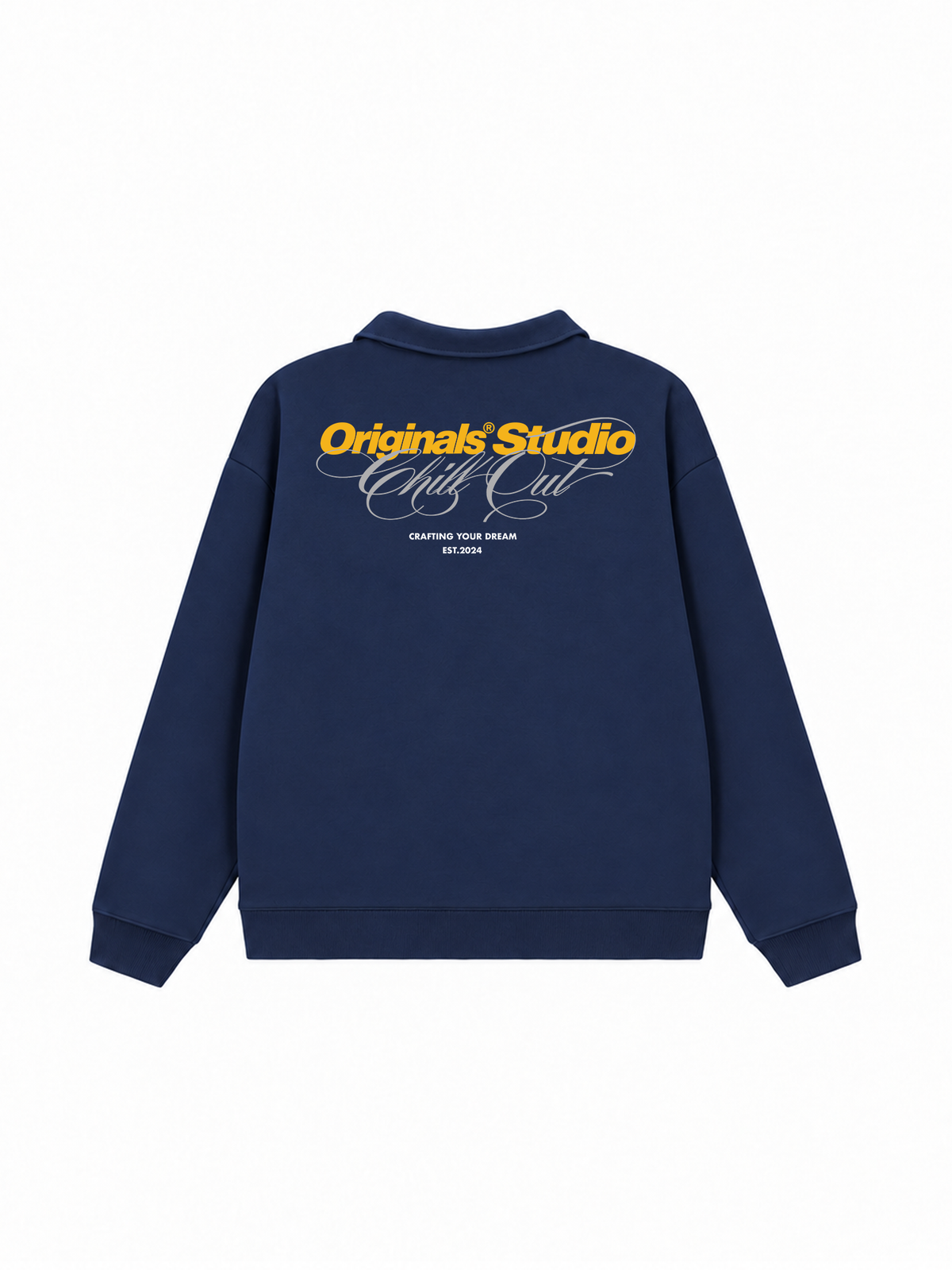 Áo Sweater Polo Nỉ Hai Da  Originasl Studio Chill Out