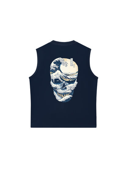 Áo Ba Lỗ Relaxed Fit The Great Wave off Skull