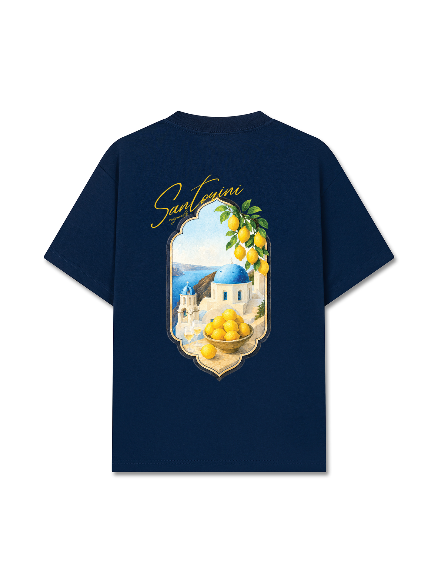 Áo Thun Relaxed Fit Santorini Lemon