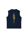 Áo Ba Lỗ Relaxed Fit Japan Spirit Yellow Katana