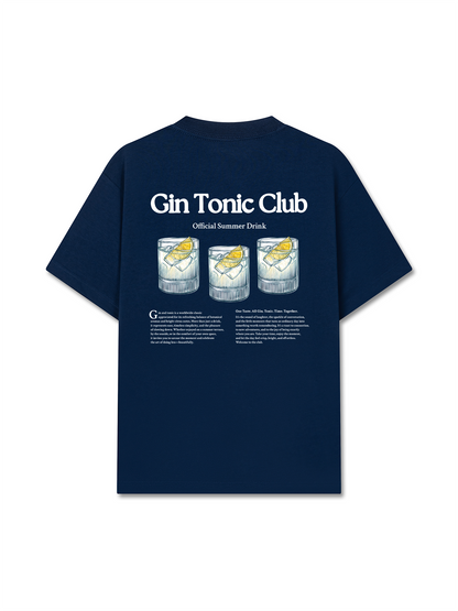 Áo Thun Relaxed Fit Gin Tonic Club
