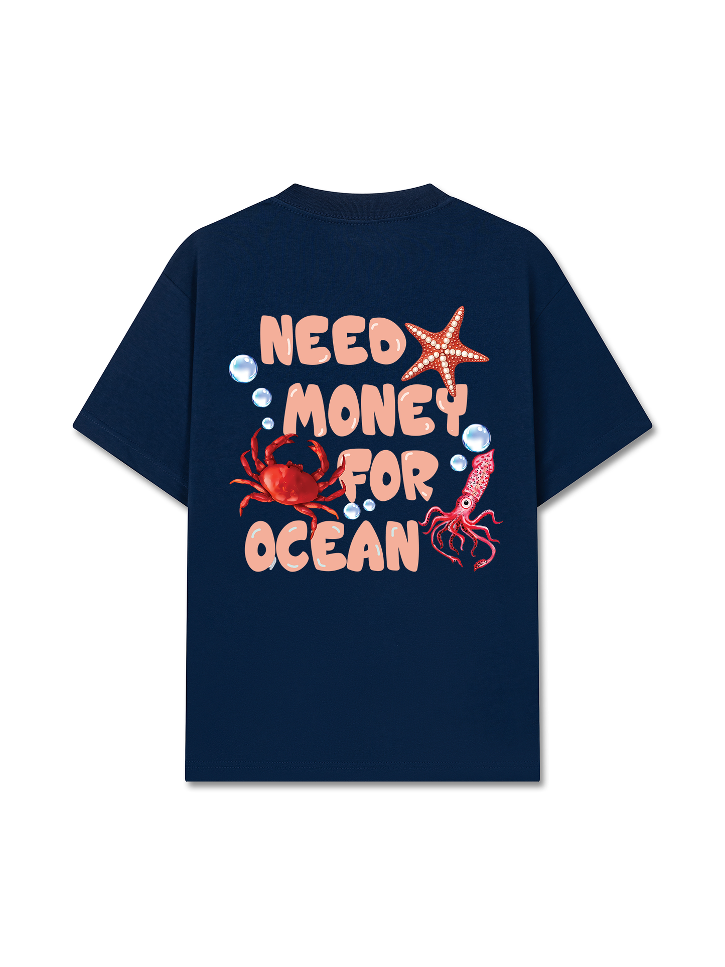 Áo Thun Relaxed Fit Ocean Need Money For Ocean