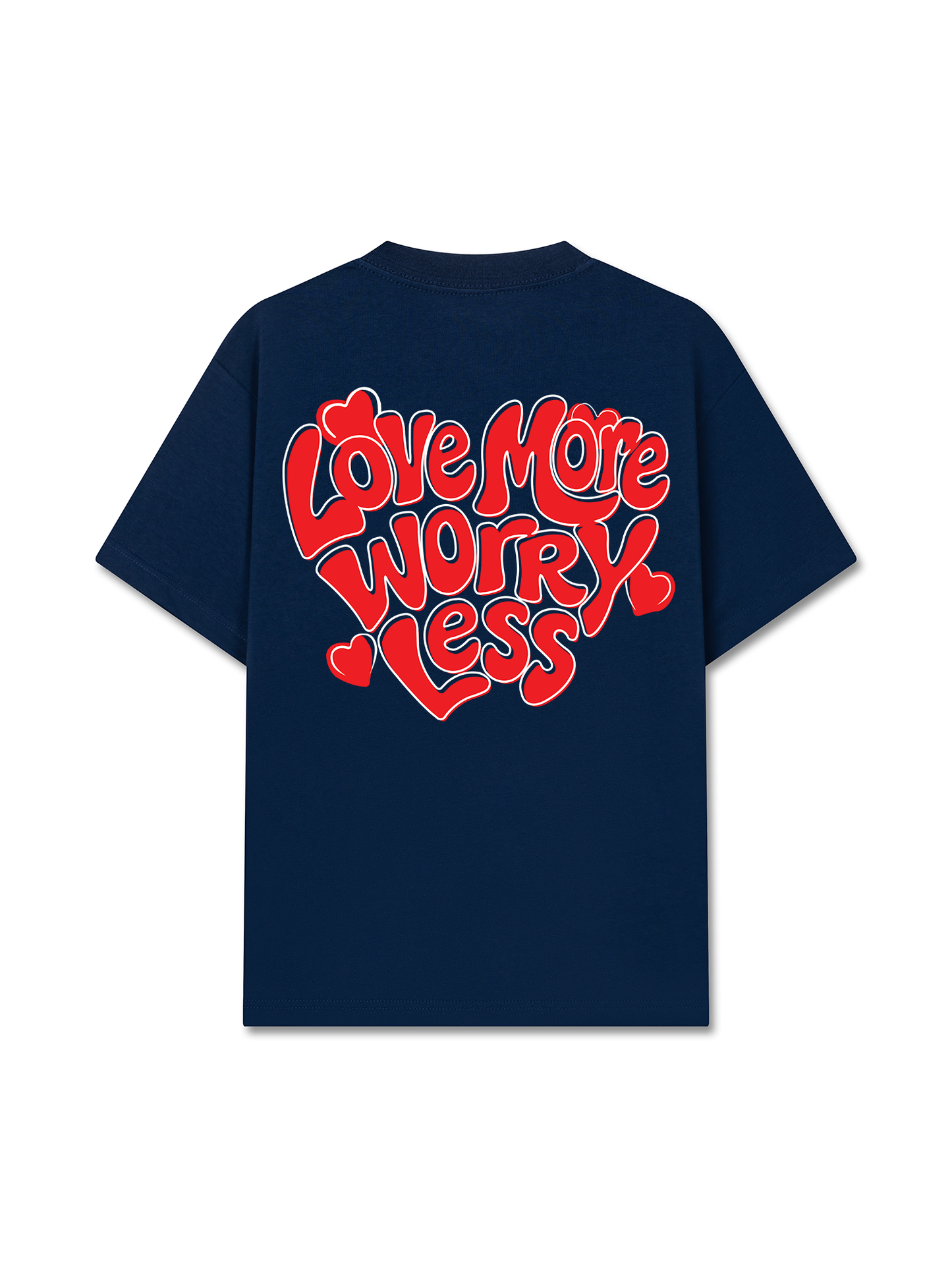 Áo Thun Relaxed Fit Love More Worry Less