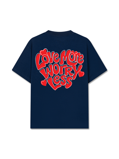 Áo Thun Relaxed Fit Love More Worry Less