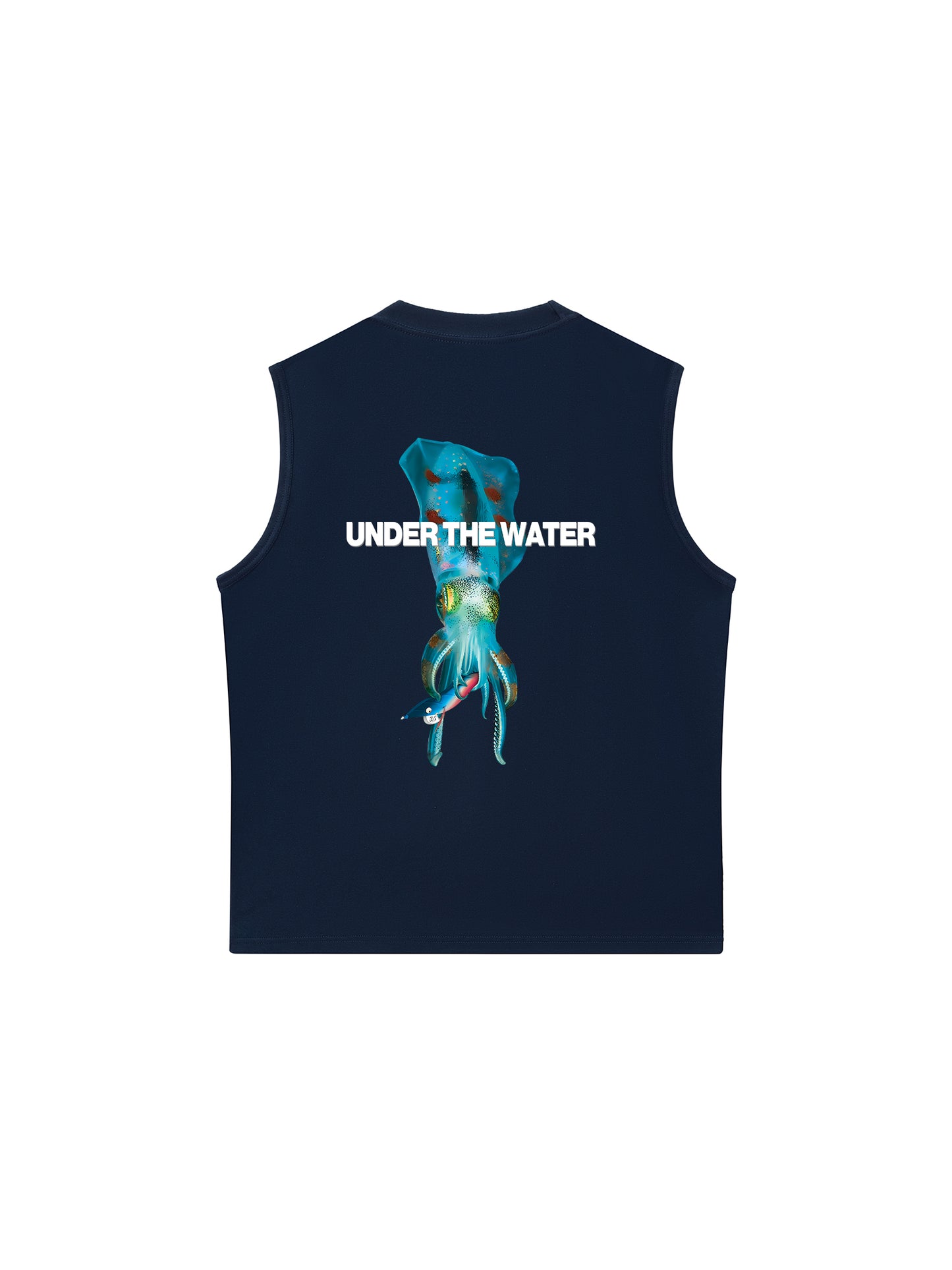 Áo Ba Lỗ Relaxed Fit Ocean Under The Water Squid Ocean IRIE FISHING CLUB