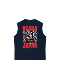 Áo Ba Lỗ Relaxed Fit Tigers Osaka Japan