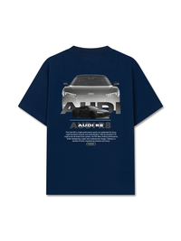 Áo Thun Relaxed Fit CAR AUDI Black & White