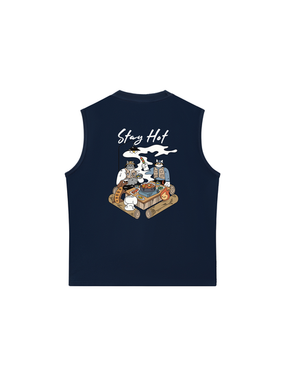 Áo Ba Lỗ Relaxed Fit Stray Hot