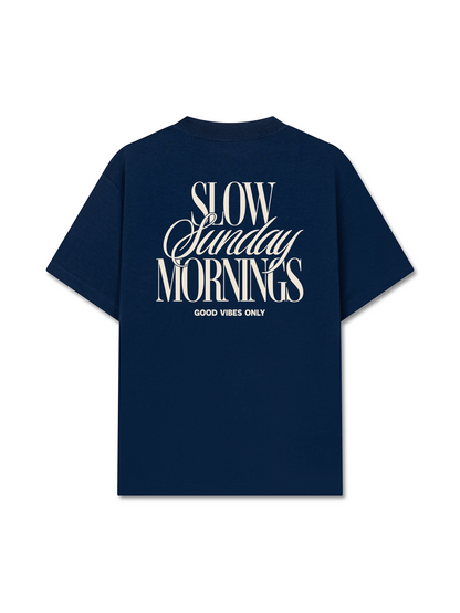 Áo Thun Relaxed Fit Slow Sunday Mornings