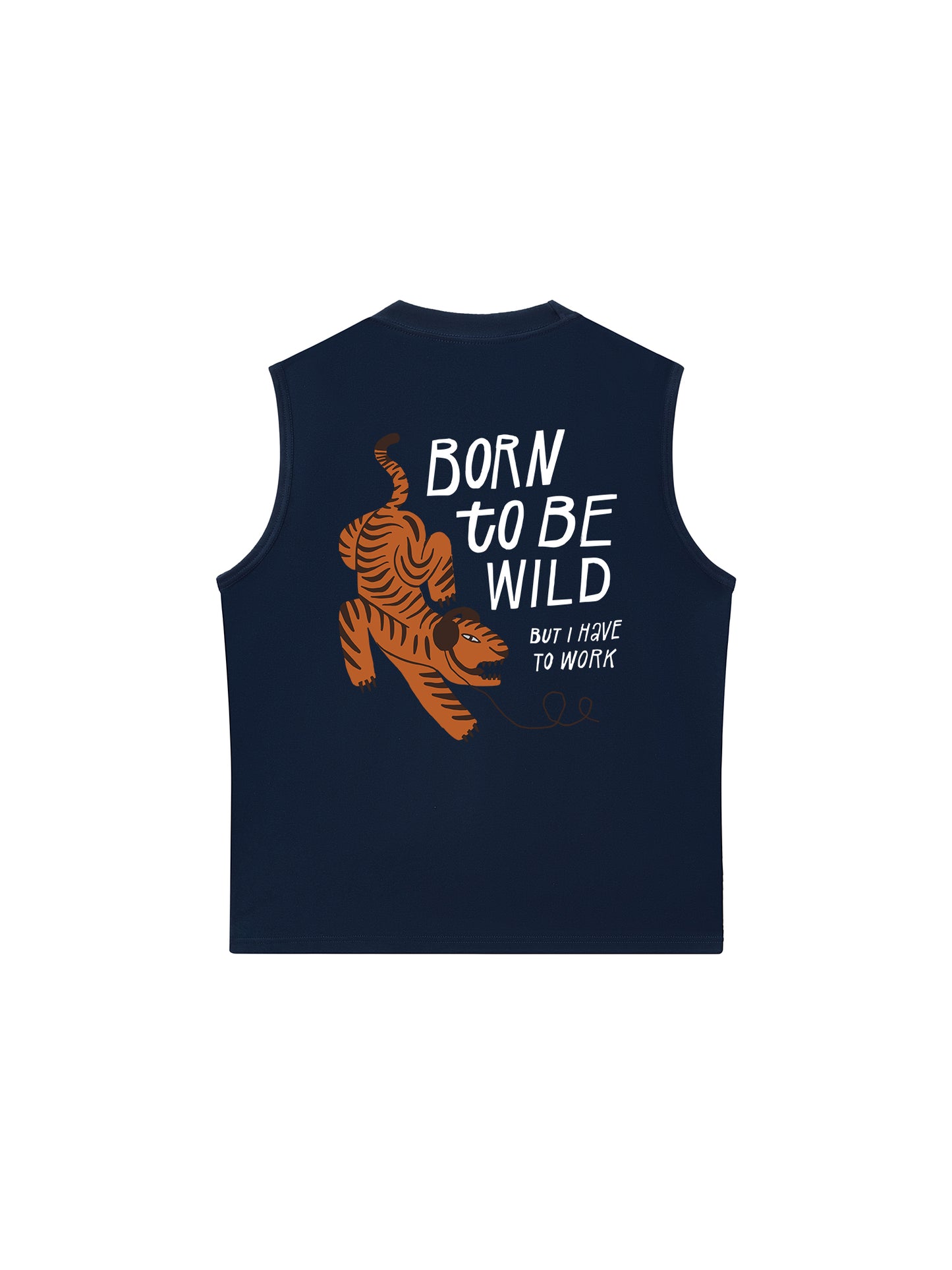 Áo Ba Lỗ Relaxed Fit Born to be Wild
