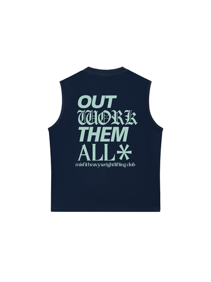 Áo Ba Lỗ Relaxed Fit Out Work Them All