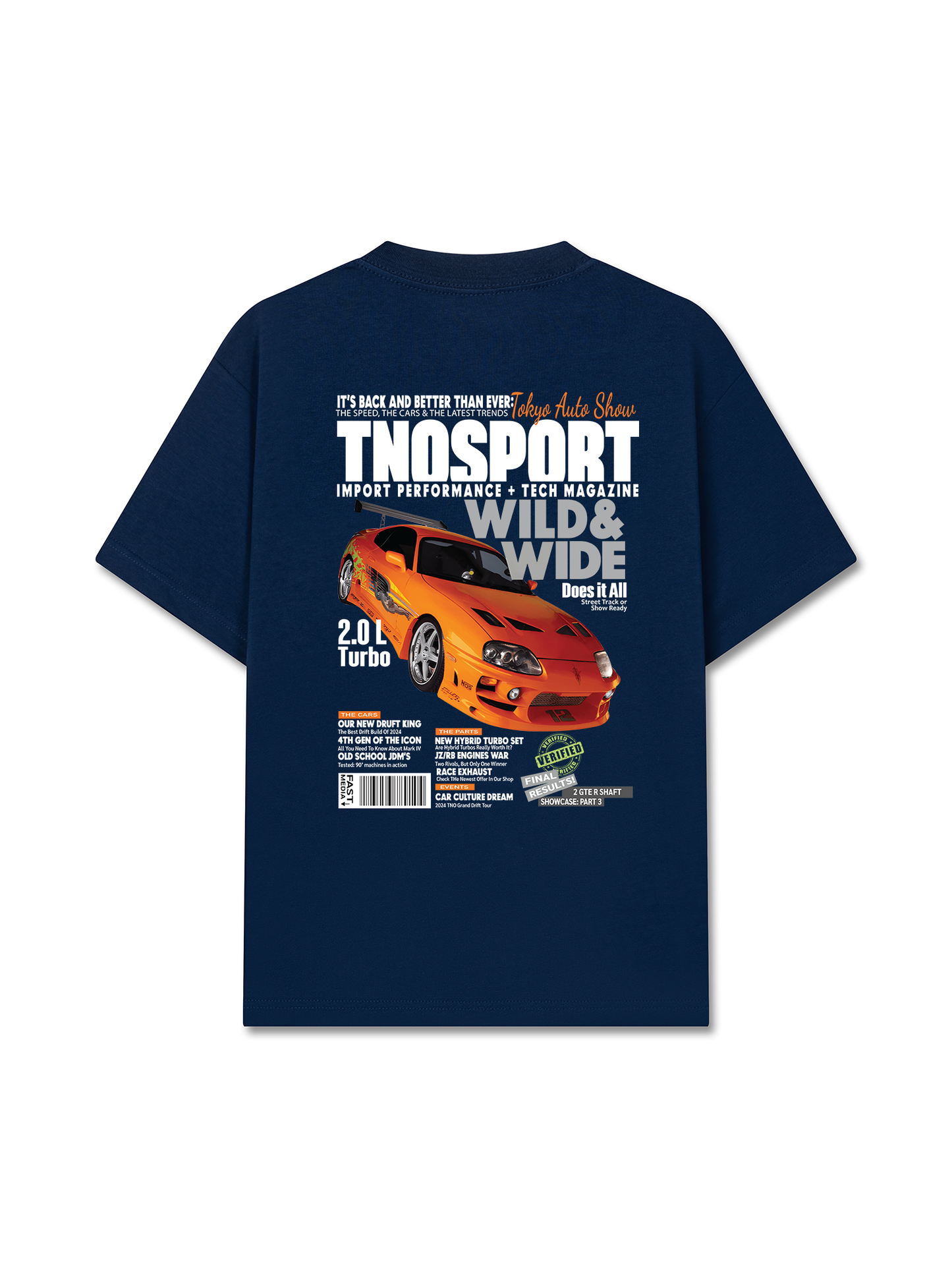 Áo Thun Relaxed Fit CAR Orginals Sport Orange