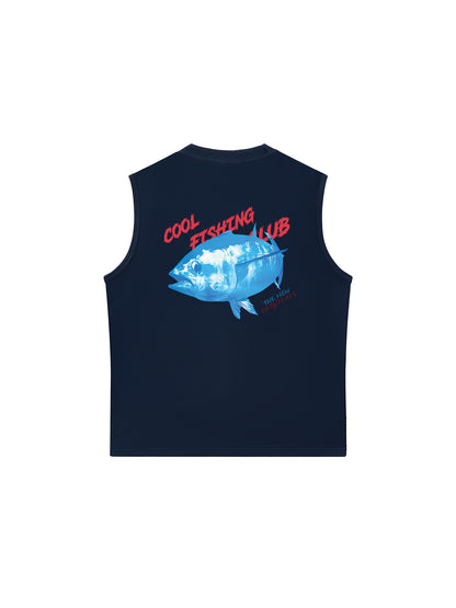 Áo Ba Lỗ Relaxed Fit Ocean Coolo Fishing Club