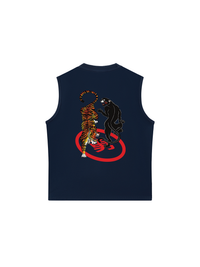 Áo Ba Lỗ Relaxed Fit Japan Spirit Tiger And Black Panther
