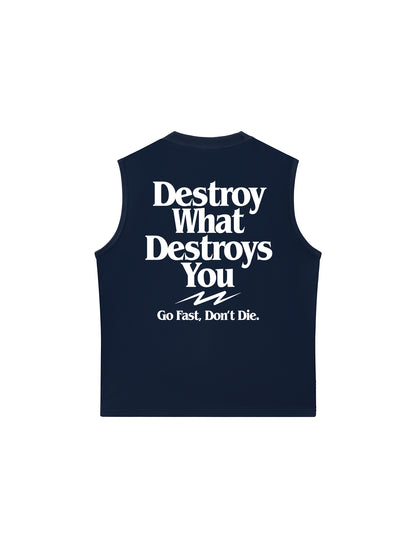 Áo Ba Lỗ Relaxed Fit Life Vibe Destroy What Destroy You