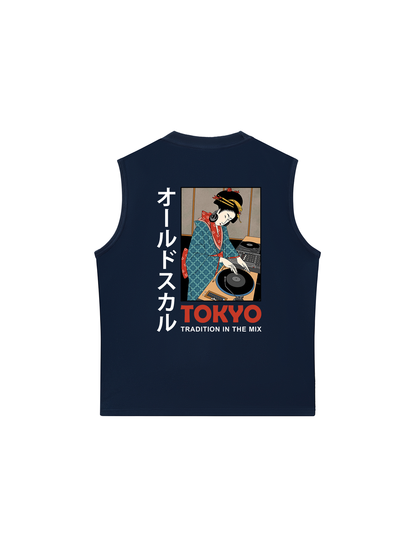 Áo Ba Lỗ Relaxed Fit Japan Spirit Tokyo Trandition In The Mix