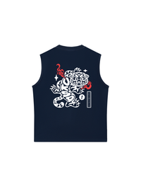 Áo Ba Lỗ Relaxed Fit Japan Spirit Fire Tiger
