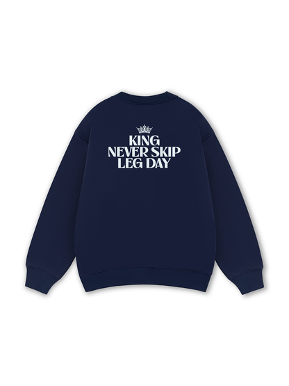 King Never Skip Leg Day Sweater