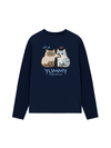 Áo Thun Dài Tay Yummy Luv Cat Couple